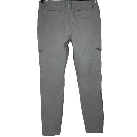KUHL Horizn Gray Ripstop Skinny Pants 10 Short Hiking Climbing Outdoor Active - Picture 3 of 11